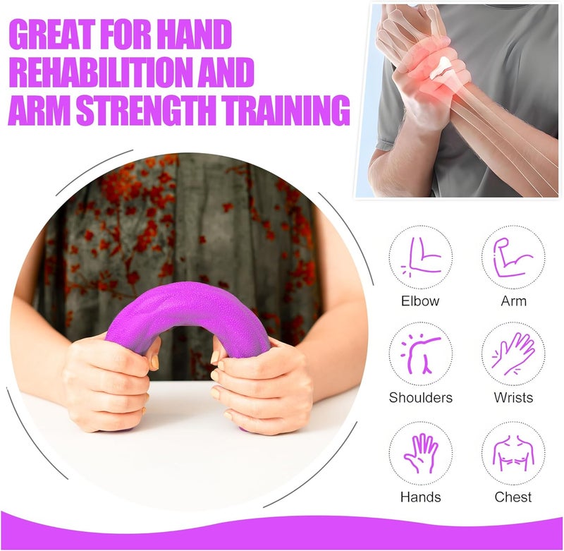 DICYWUDI Flex Therapy Bar and Grip Strength Trainers set, Physical Therapy & Resistance Bar for Golfers Elbow, Tendinitis, Wrist,Forearms Pain, Improve Grip Strength and Relieve Pain - Image 4